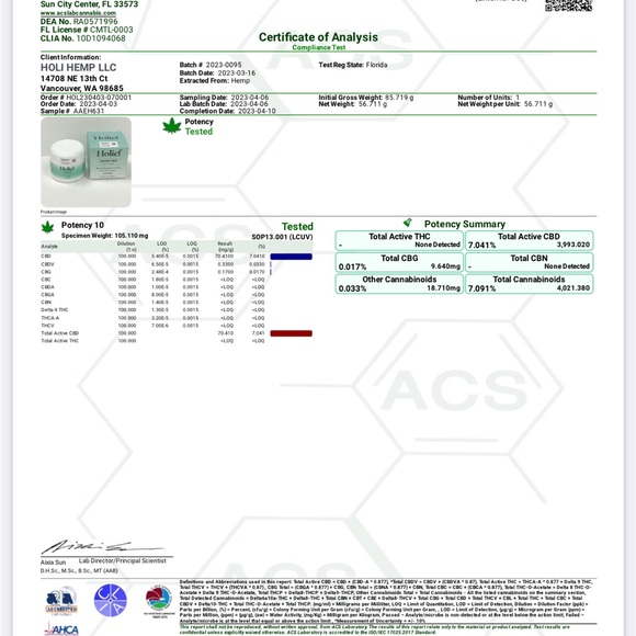 Holief hemp extract extract.2 oz - Picture 8 of 9